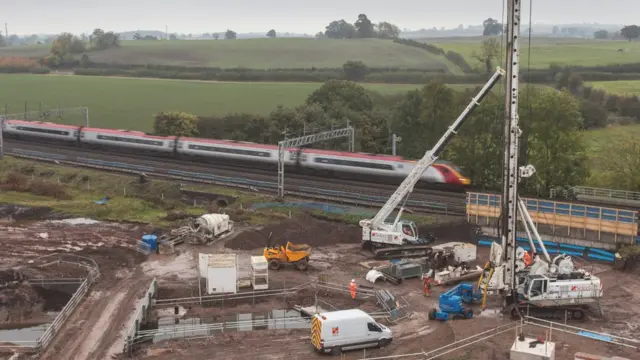 Work being carried out at Norton Bridge