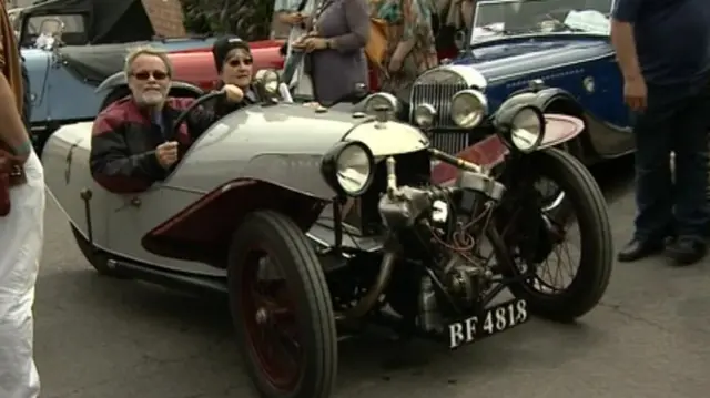 Morgan racing car