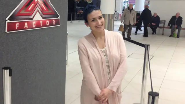 Anna Torres at X Factor auditions in Ipswich