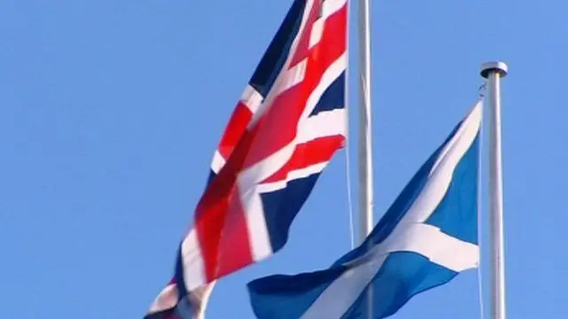 Union Jack and Saltire