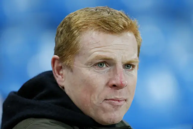 Neil Lennon at the Etihad