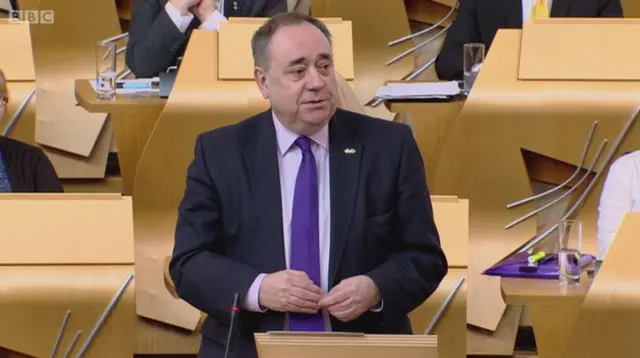 SNP MSP Alex Salmond