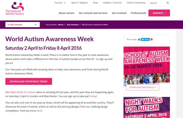 Autism Awareness Week