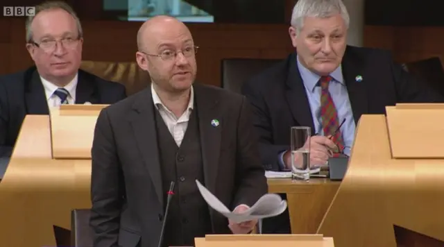 Green MSP Patrick Harvie