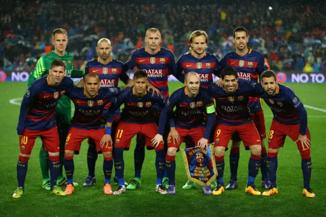 The Barcelona team