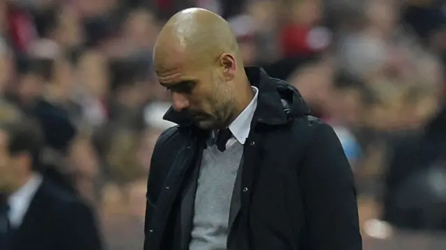 Bayern boss Pep Guardiola