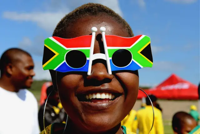 South African football fan