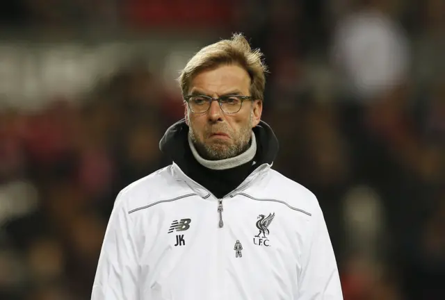 Liverpool manager Jurgen Klopp