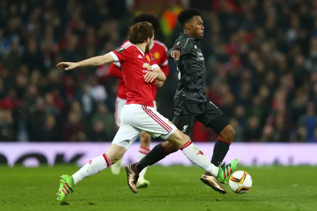 Daley Blind and Daniel Sturridge