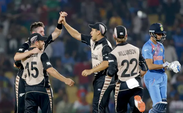 India beaten by New Zealand