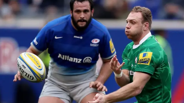 London Irish's Greig Tonks