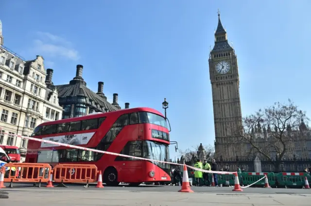 Accident involving a bus