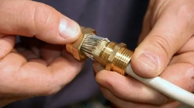 stock photo of close up of electrician