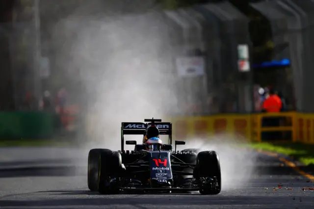 Fernando Alonso of McLaren