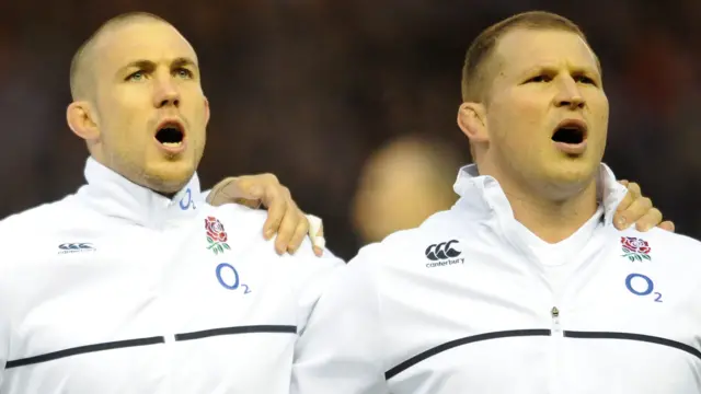 Mike Brown and Dylan Hartley