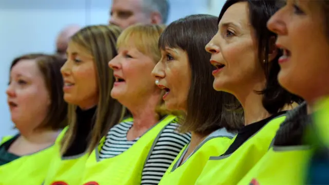 Members of the English National Opera choir