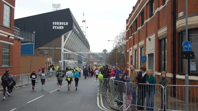 Sport Relief run, Ipswich, 2008