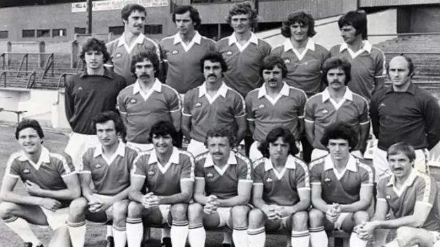 Barnsley team photo 1977/78 season