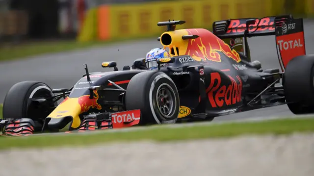 Daniel Ricciardo of Red Bull