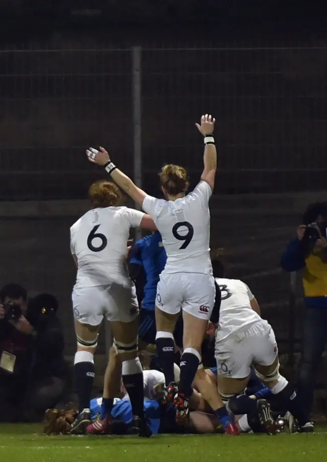 England celebrate