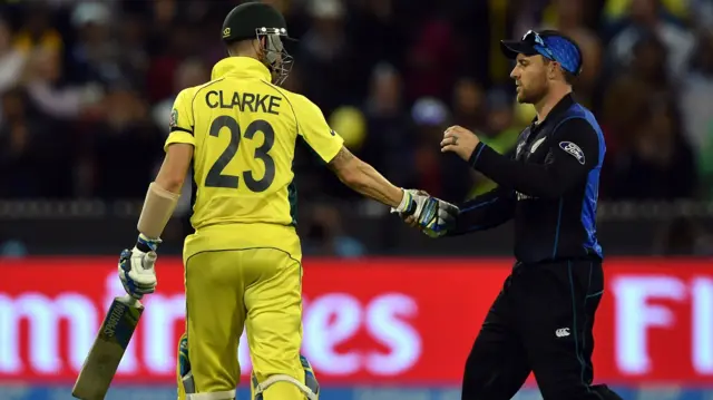 Michael Clarke and Brendon McCullum