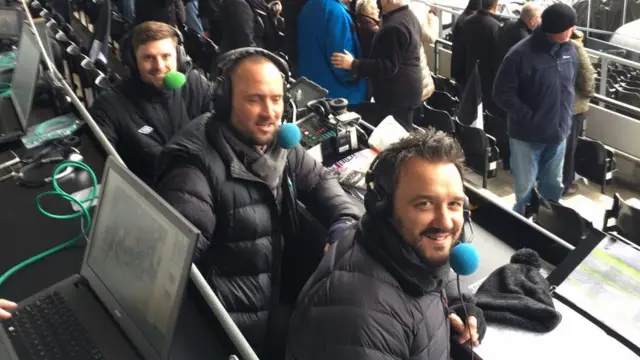 BBC Radio Derby sport team