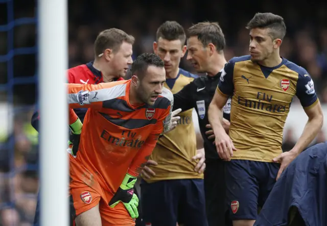 Goalkeeper David Ospina