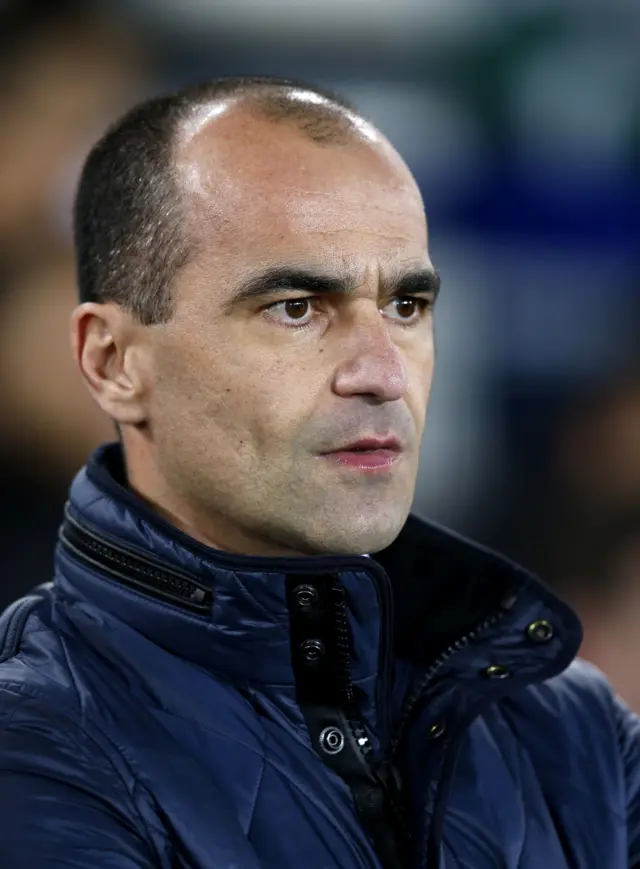 Everton manager Roberto Martinez