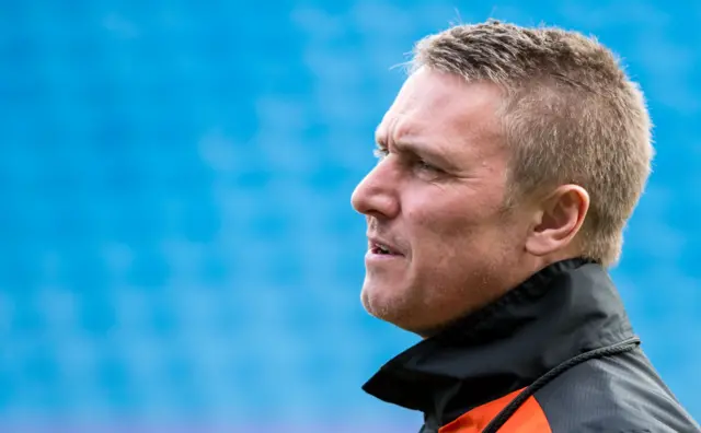 Kilmarnock manager Lee Clark