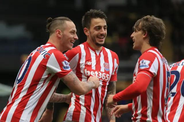 Stoke win at Vicarage Road