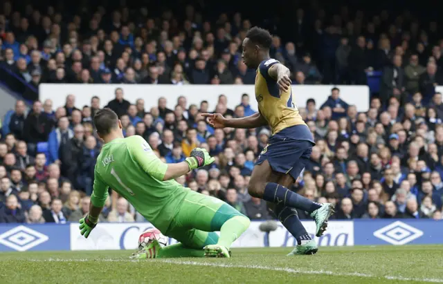 Welbeck scores for Arsenal