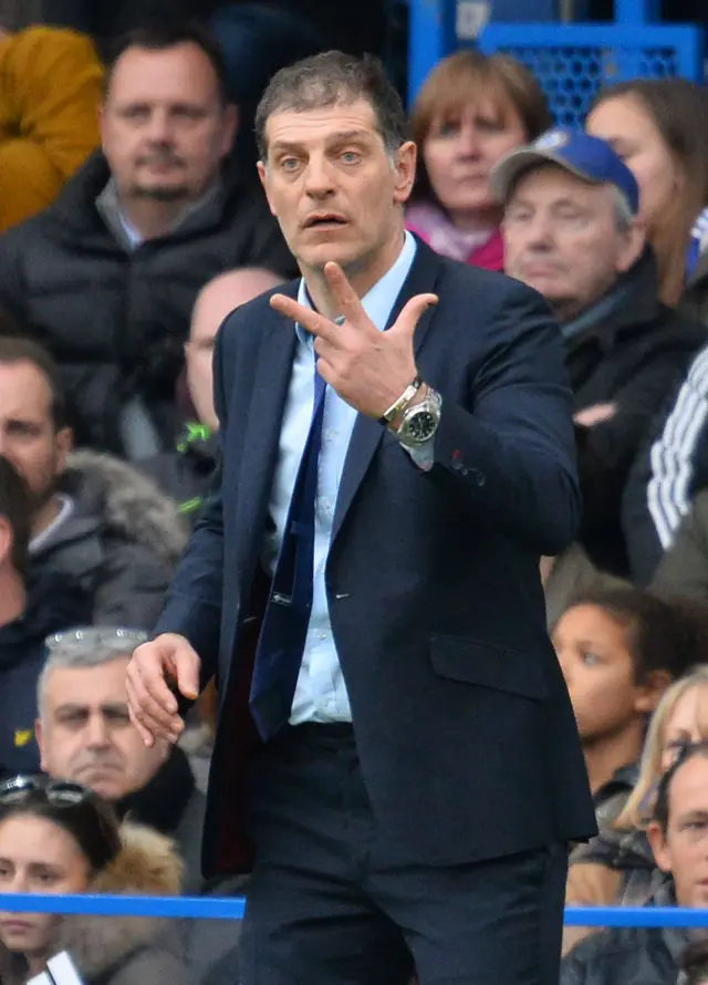 West Ham manager Slaven Bilic