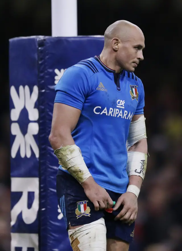 Italy captain Sergio Parisse