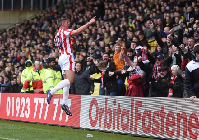 Jonathan Walters celebrates