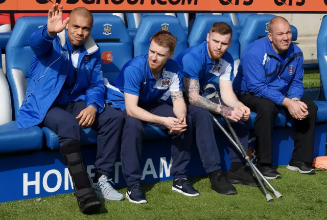 Injured Killie trio Josh Magennis, Steven Smith and Mark Connolly