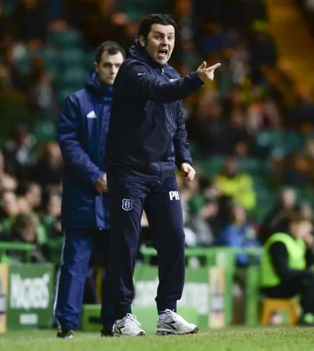 Dundee boss Paul Hartley