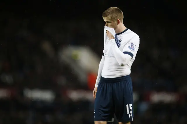 Eric Dier looks dejected