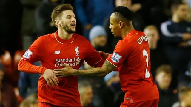 Adam Lallana and Nathaniel Clyne