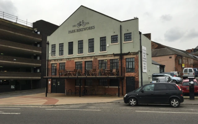 Derby's cycle hub, the Park Bikeworks