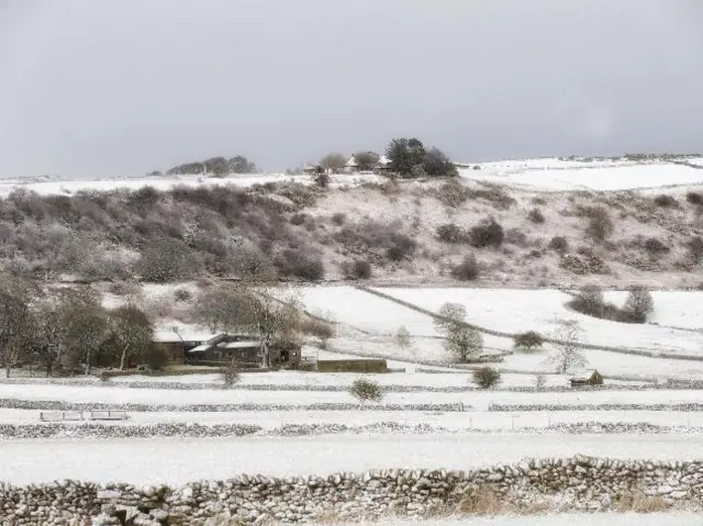 Eyam in the snow