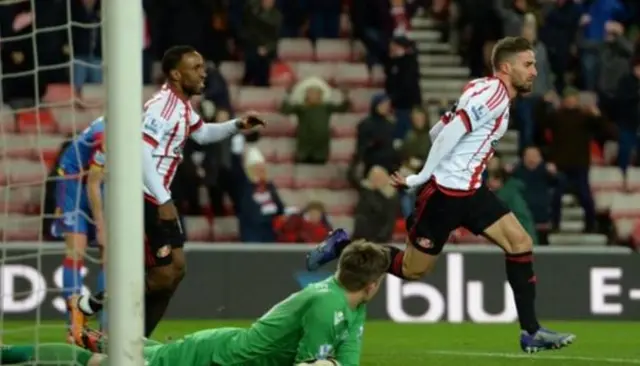 Fabio Borini scoring goal