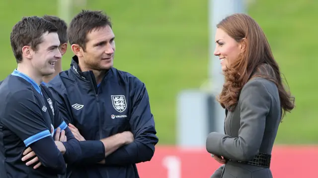 Adam Johnson and the Duchess of Cambridge