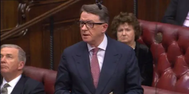 Labour grandee Peter Mandelson, now Lord Mandelson,