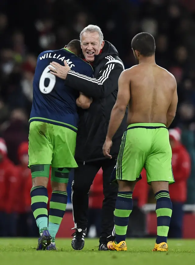 Alan Curtis celebrates