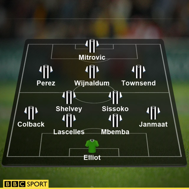 Newcastle line-up