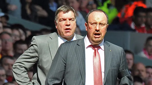 Sam Allardyce and Rafael Benitez