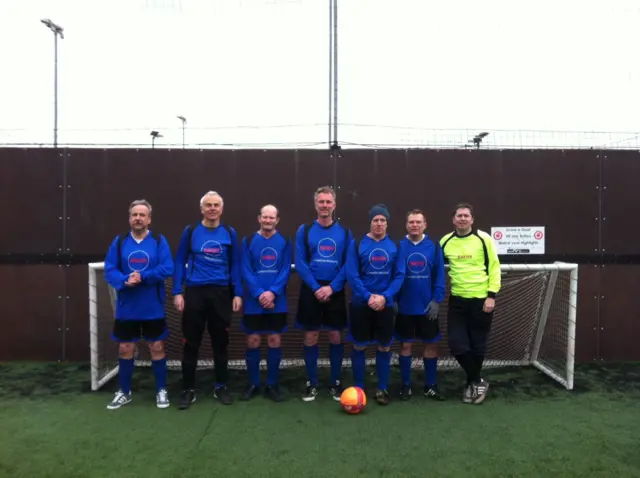 Westcott Vets Walking Football team