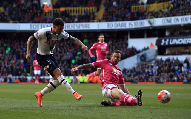 Kyle Walker shoots