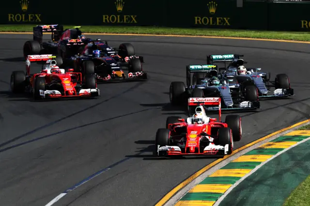 Australian Grand Prix start