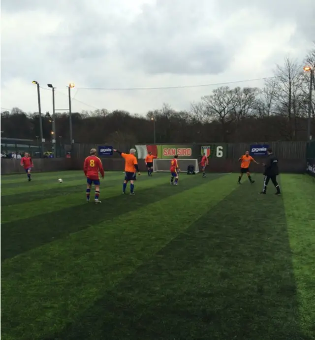 vets and walking football